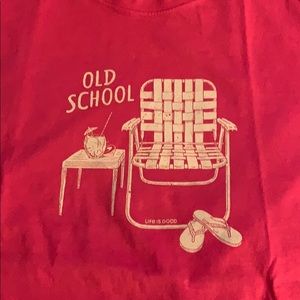 Life is Good Pink Old School Tshirt Size XXXL NWOT